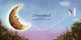 童话梦幻场景月夜 