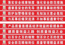 安全质量标语