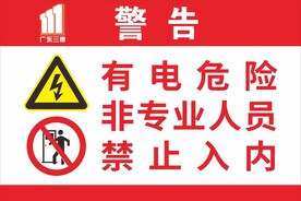 警告标识牌