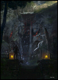 古风 传统建筑 山水风景 亭台