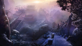 古风 传统建筑 山水风景 亭台