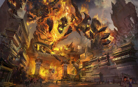 古风 传统建筑 山水风景 亭台