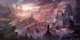 古风 传统建筑 山水风景 亭台