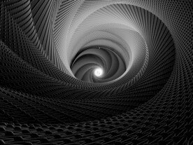 科幻抽象曲线空间感背景