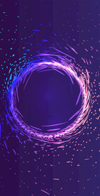 七彩液体流动背景