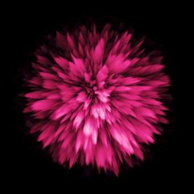 粉色颜料在水中扩散