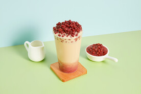 红豆奶茶