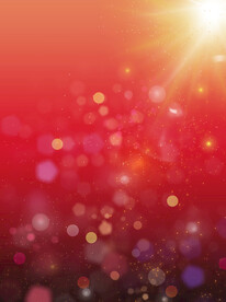 红色闪耀金粒子背景