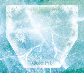 六边形裂纹冰块 