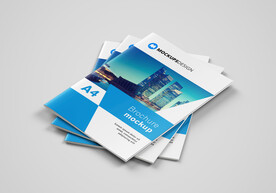 A4书本杂志画册样机模板