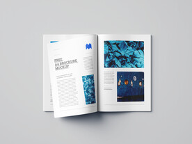 A4书本杂志画册样机模板