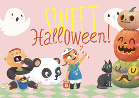 万圣节卡通海报