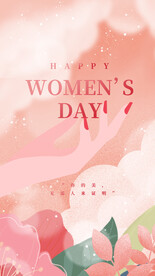 女生节女神节妇女节创意海报