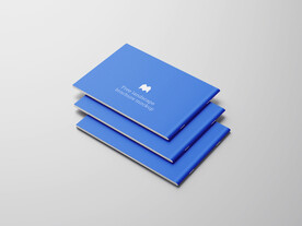 A4横向书本杂志画册样机模板