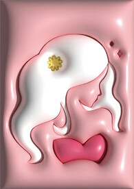 三八妇女节膨胀风海报