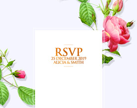 花卉邀请函 