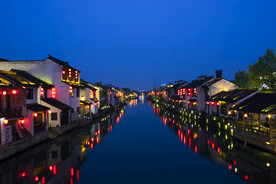 南长街 夜景 南下塘 古运河 