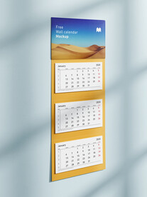 挂历台历样机模板