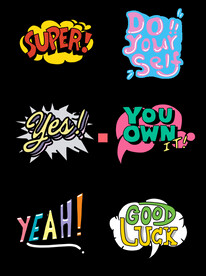 卡通可爱对话框