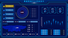 科技数据可视化展示首页图片 