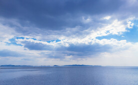 太湖  水面  倒影  清晨 
