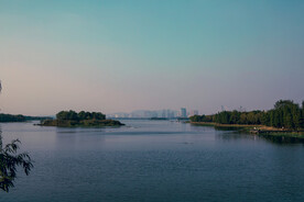 蠡湖  水面  倒影  清晨 