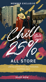 服装店促销海报