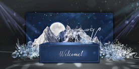 雪山月光婚礼效果图