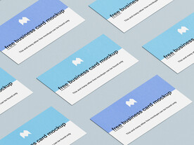 名片卡片样机模板