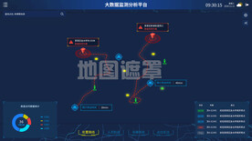 科技感大数据可视化智能界面首页