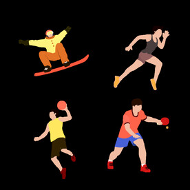 运动插画