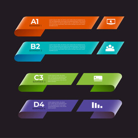 多彩数据信息图表