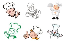 卡通厨师