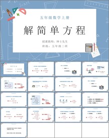 简易方程第六课时