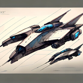 战斗机设计手稿