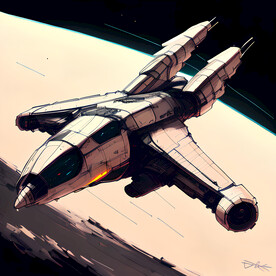 宇宙飞船设计手稿