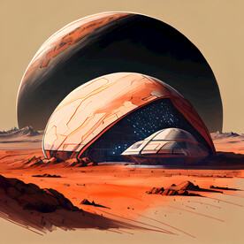 火星基地设计手稿