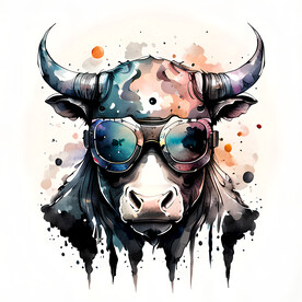 十二生肖牛插画