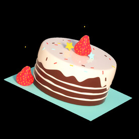 甜品甜点蛋糕巧克力草莓png