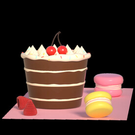 甜品甜点蛋糕巧克力png