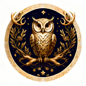 猫头鹰徽标