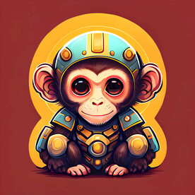 十二生肖卡通插画