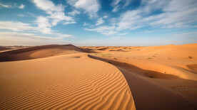 一望无垠的沙漠