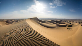 一望无垠的沙漠