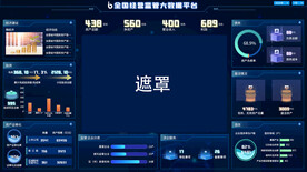 科技感大数据可视化智能界面首页