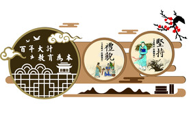 校园国学 文化墙