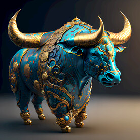 十二生肖牛插画