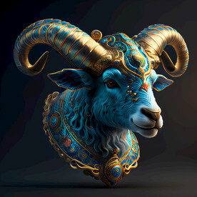 十二生肖羊插画