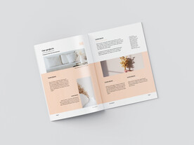 A4宣传手册样机模板