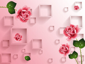 玫瑰粉色背景
